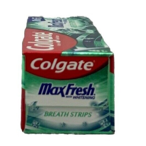 Lot of 2 Colgate Max Fresh Toothpaste Clean‎ Mint Whitening Breath Strips 6.3oz - Picture 5 of 7